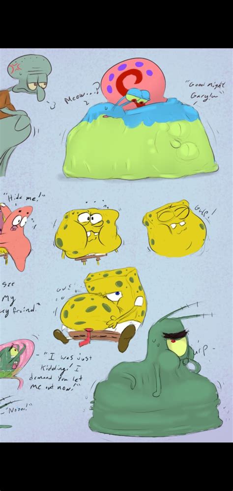 spongebob vore|{Image} Letting It All Sink In [M/F] [Melty Digestion] (By  .